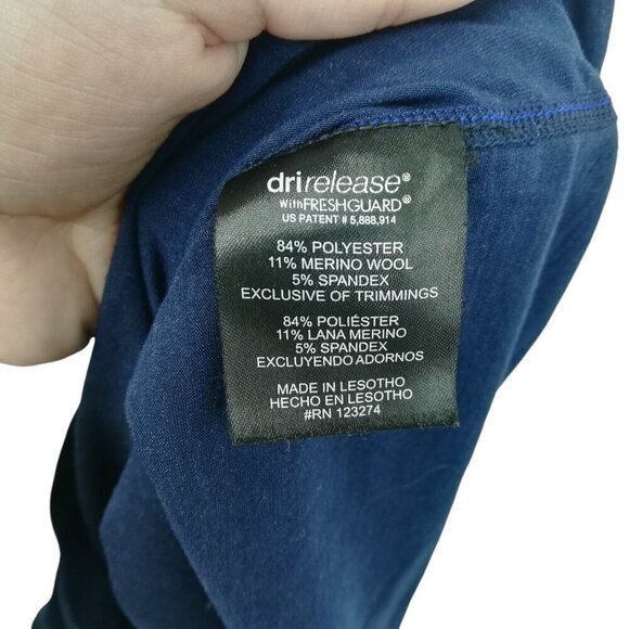 Merino Blend by Paradox Long Sleeve 1/4 Zip Shirt Base Layer Size S Outdoor Wool - Picture 12 of 12